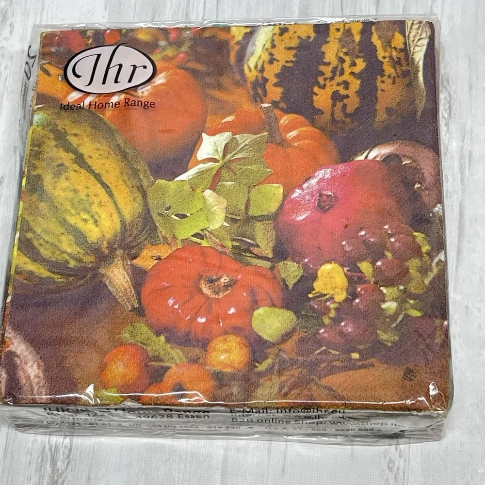 Assorted IHR Caspari Cypress‎ Dinner & Cocktail Napkins Disposable 3 Ply Germany